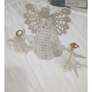 Lace Doily Angels and Baby Angeles Decorations